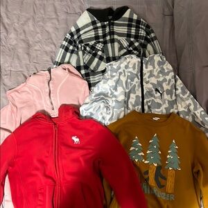5pk Hoodies Set 3 - Boys Apparel - 10/12